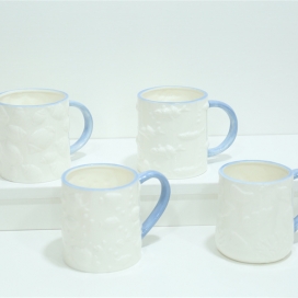 CERAMIC OCEAN DECOR CUP